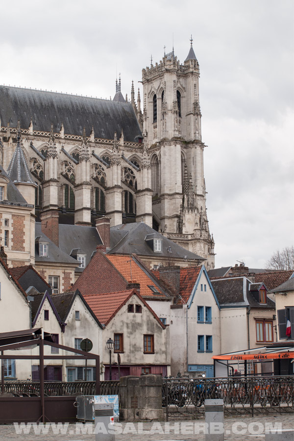 Cathedral of Amiens side view
