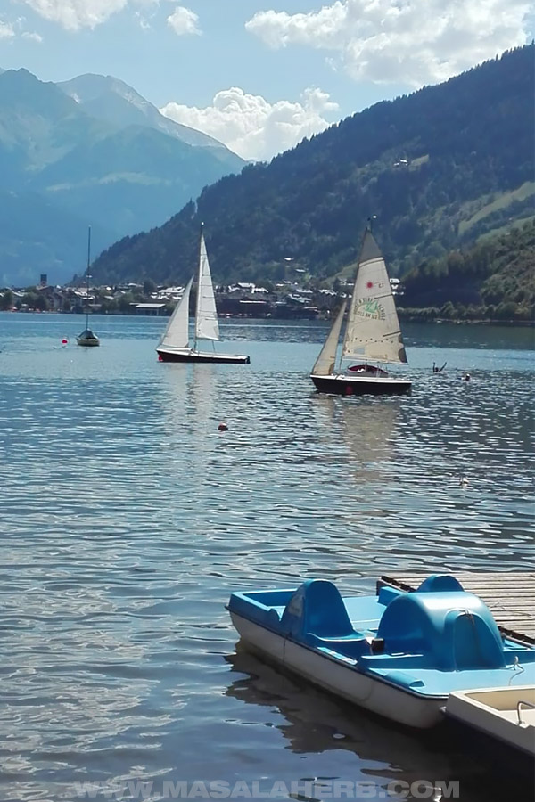 sailing in zell am see
