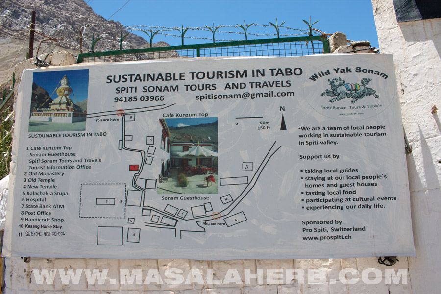 sustainable tourism in tabo spiti valley