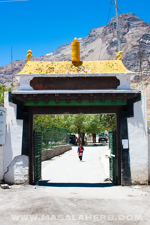 tabo monastery tibetan gates