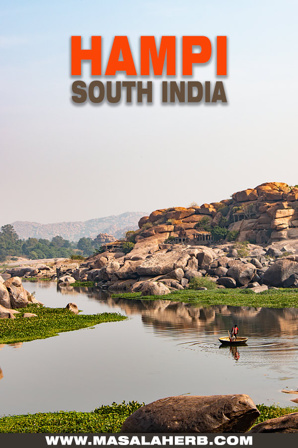 cover hampi river south India photograph