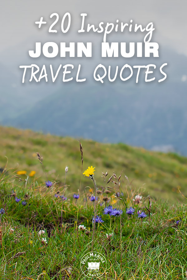 20 John Muir Travel Quotes pin 1