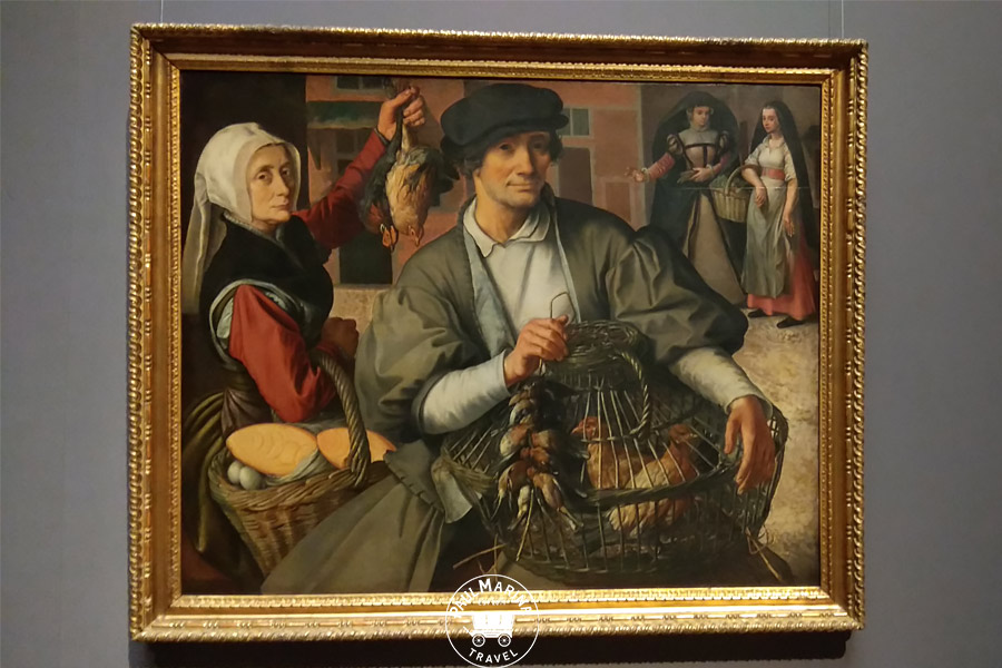 A poultry seller by pieter aertsen
