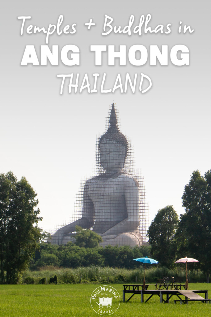Ang Thong Buddhas and Temples Thailand pin image