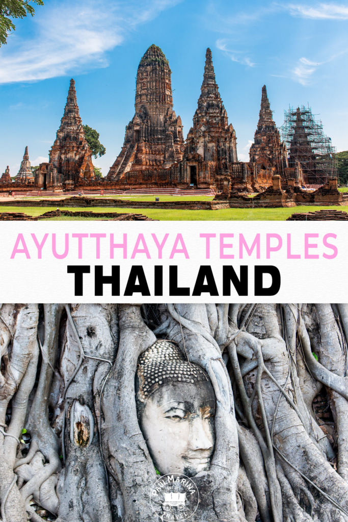 Ayutthaya Temples Thailand pin image