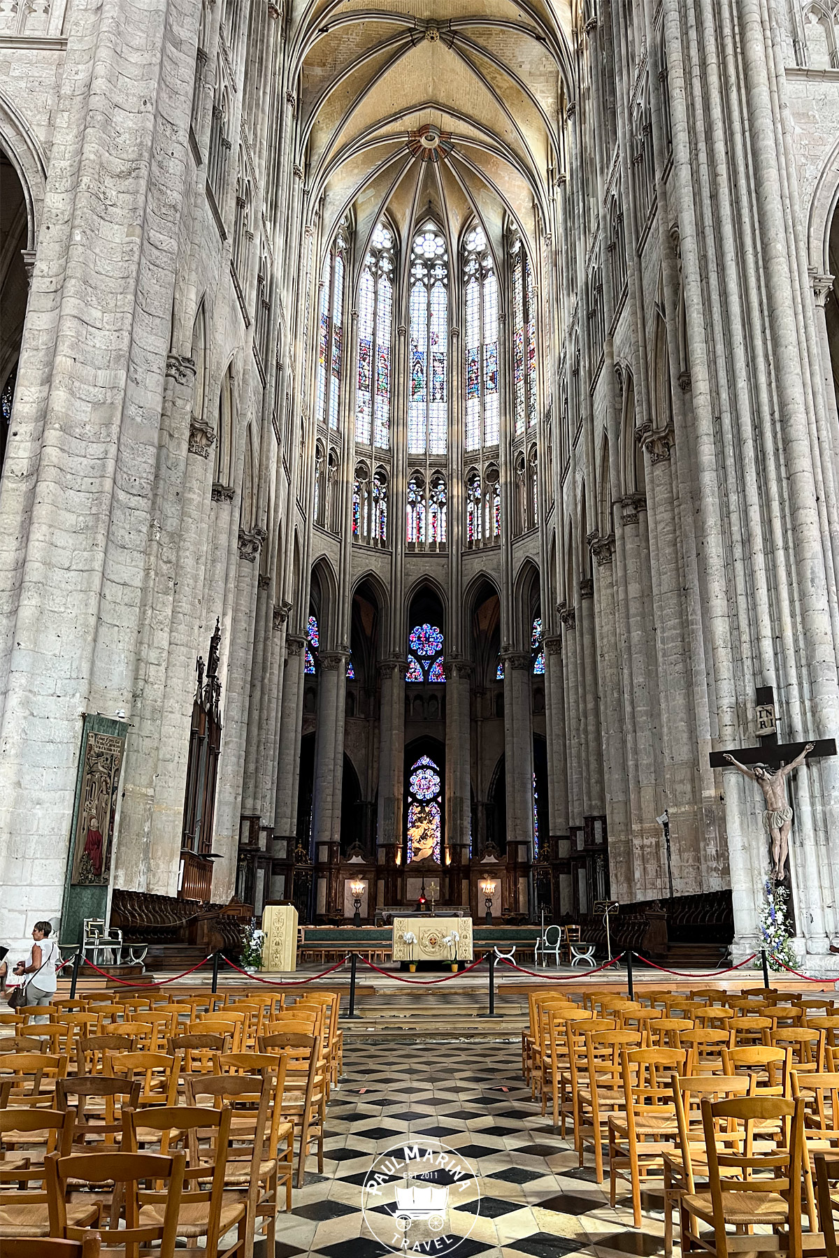 view to the transept Beauvais Cathedral