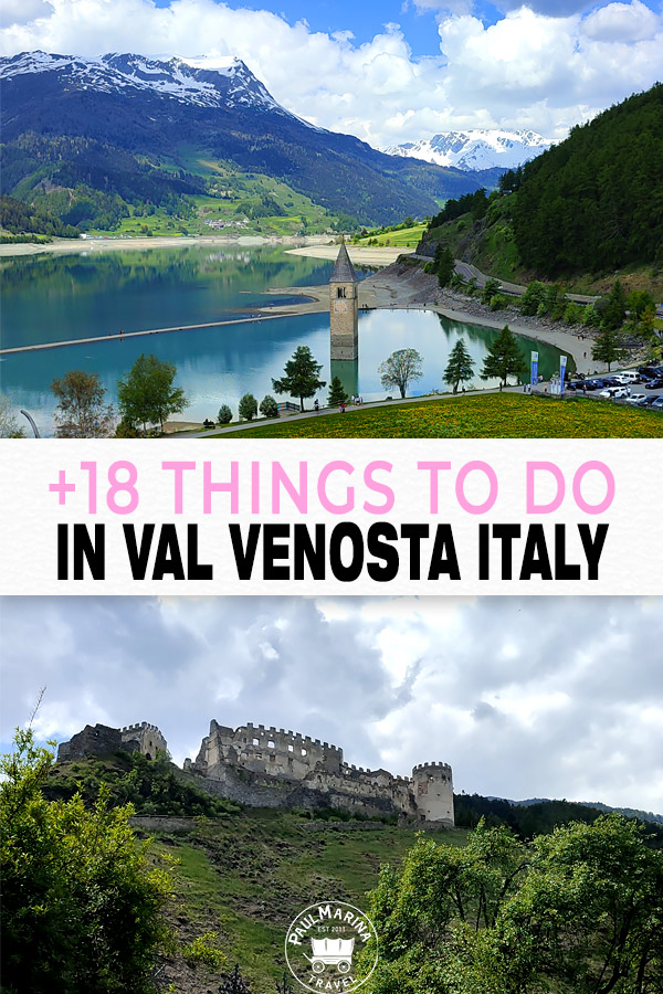 +18 Things to do in Val Venosta Italy pin picture