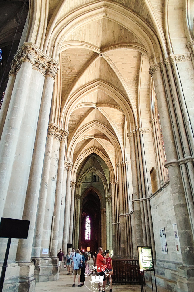 Reims Cathedral vault and gothic choir