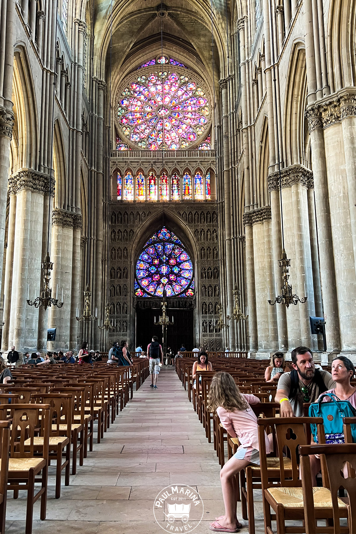 Reims Cathedral rose windows