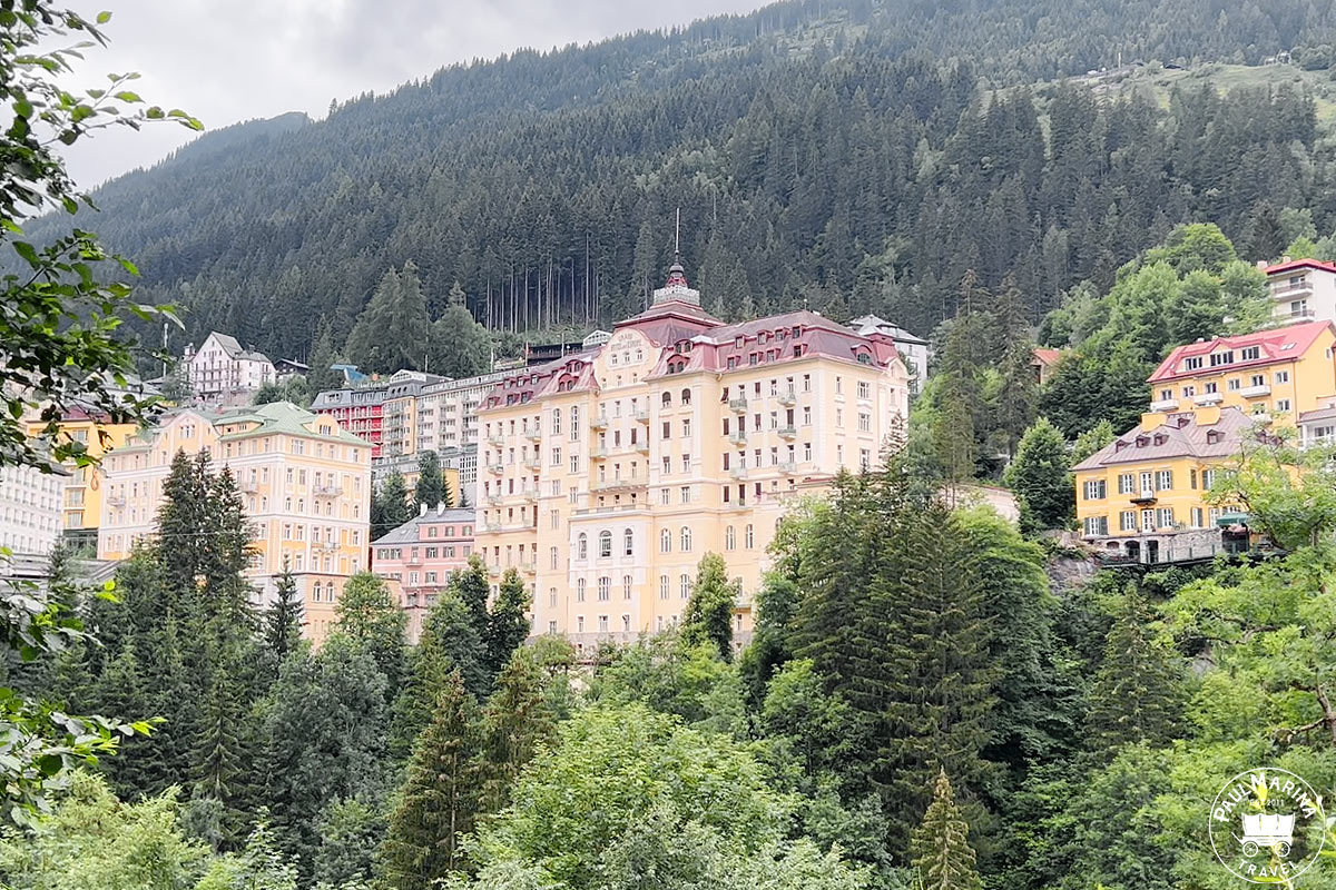 View to the Grande Hotel d'Europe in Bad Gastein