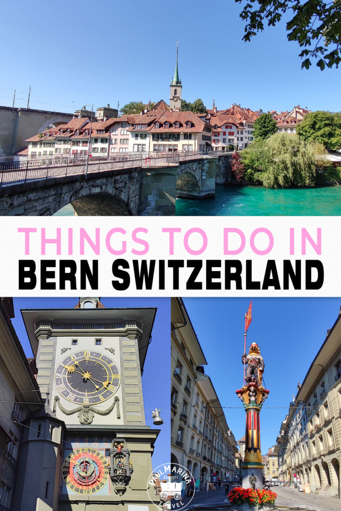 Things to do in Bern Switzerland pin photo