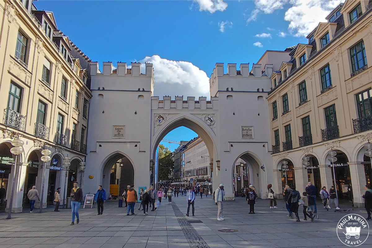 Karlstor medieval city gate