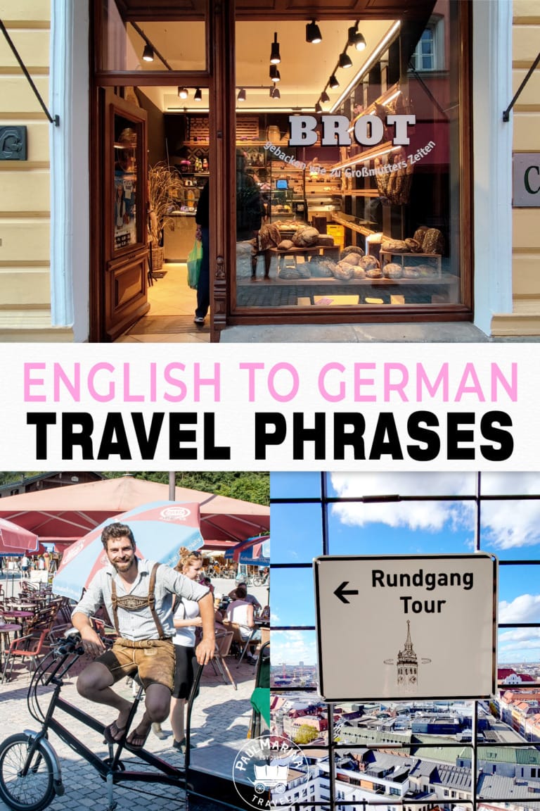 English To German Travel Phrases