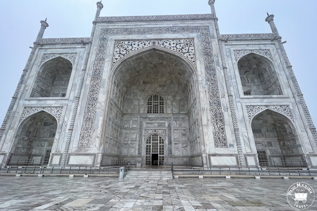 Taj Mahal front entrance