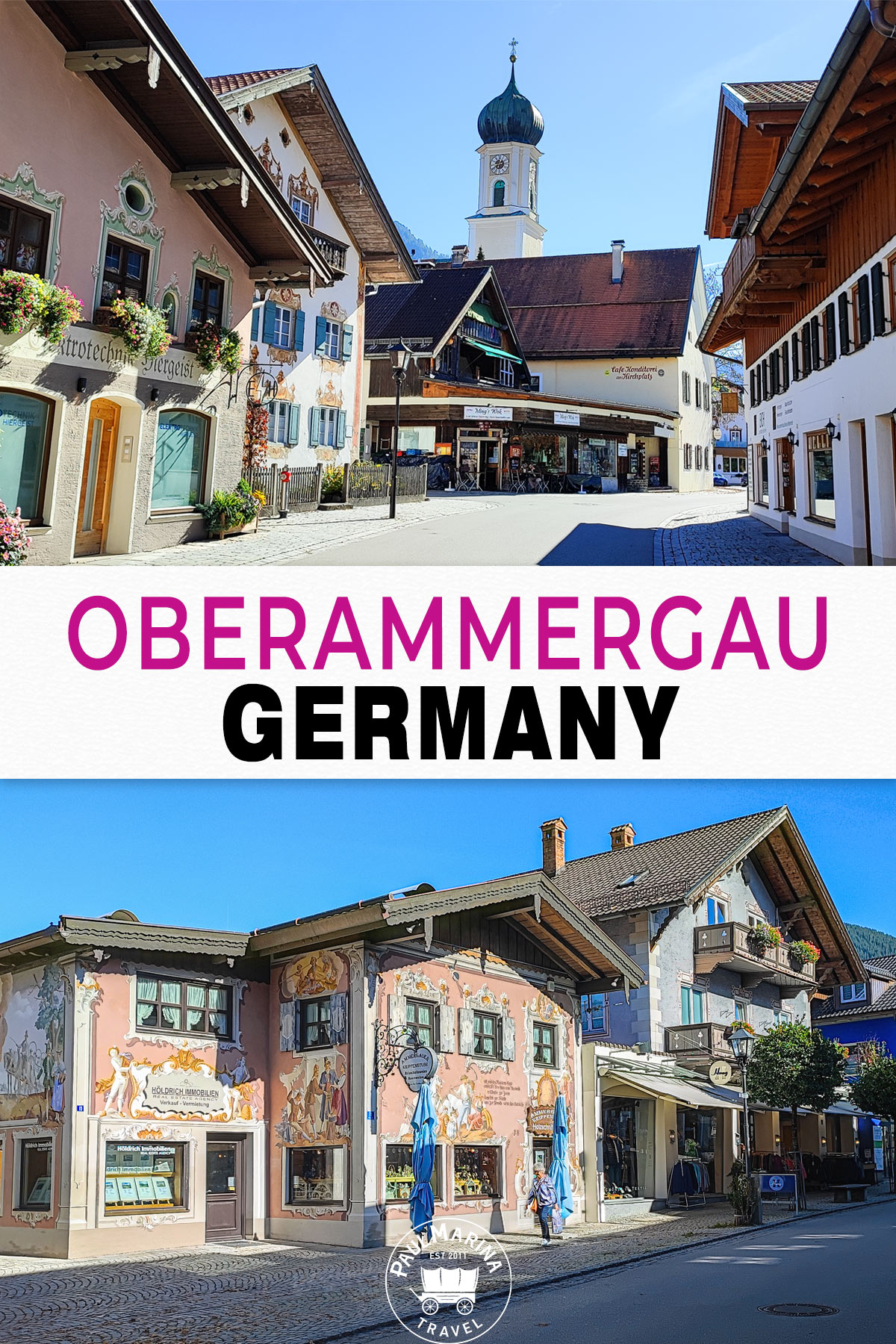 Guide to Oberammergau Germany pin picture