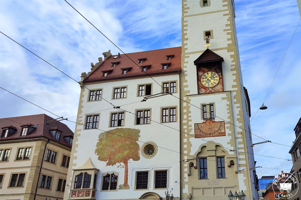 Rathaus (old town hall) with medieval murals