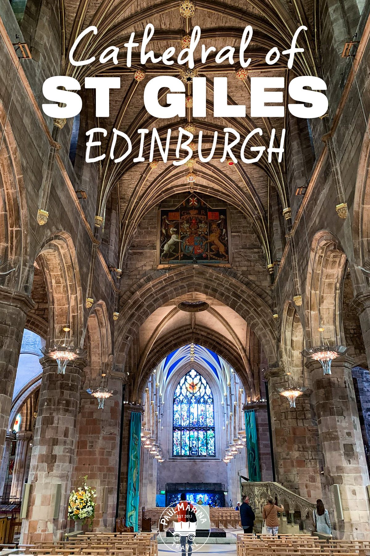 Visiting St Giles' Cathedral in Edinburgh Scotland pin picture