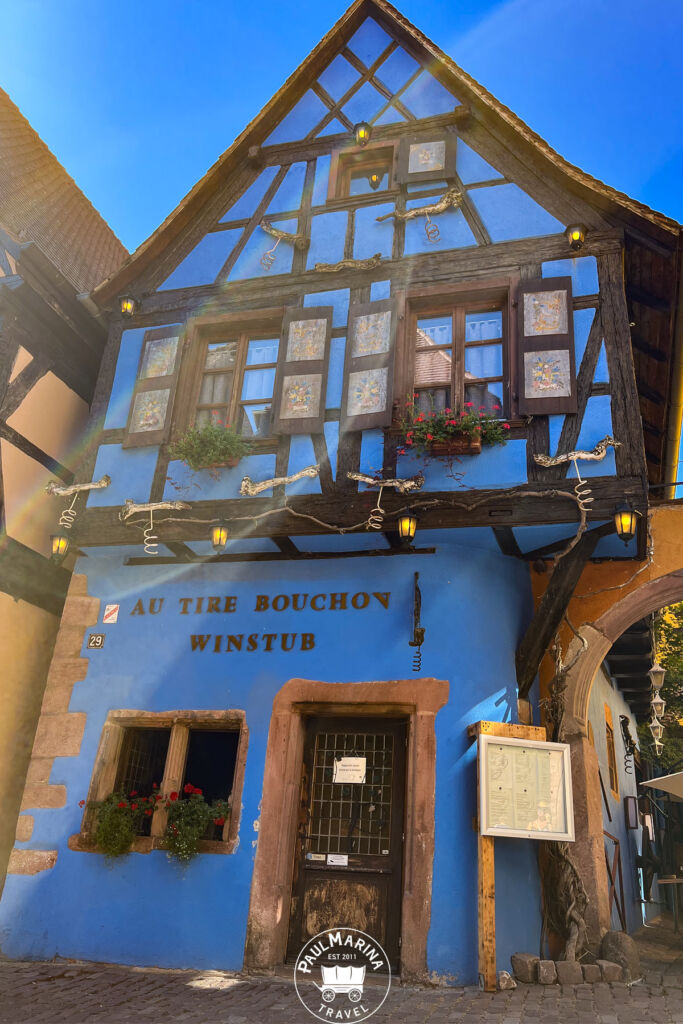 Typical medieval house in Riquewihr