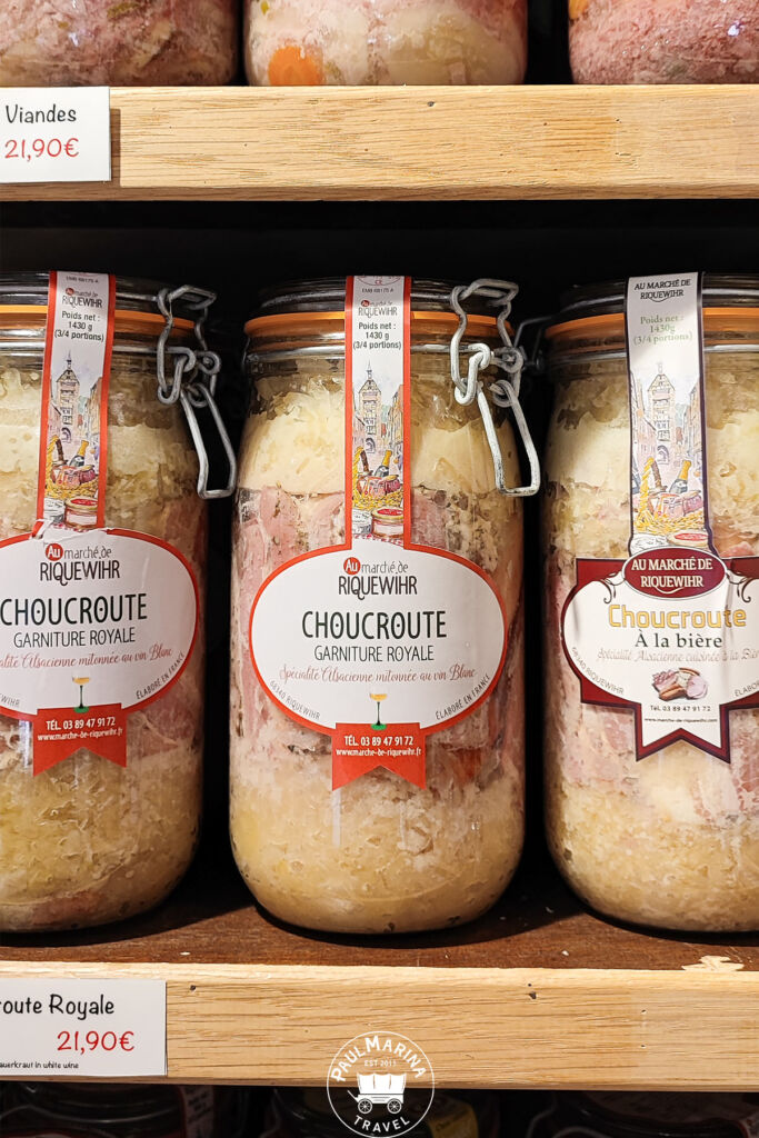 Choucroute Alsatian Sauerkraut sold in Jar