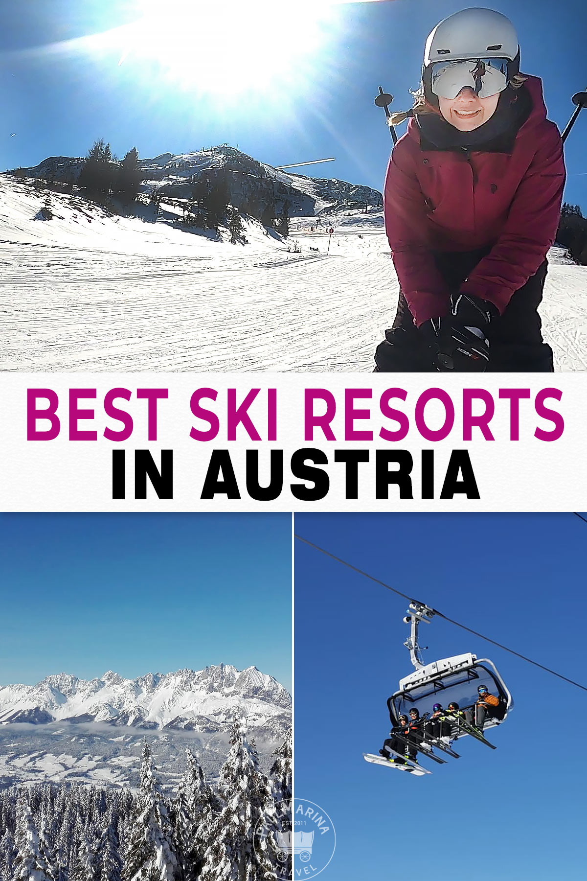 9 Best Ski Resorts in Austria pin image