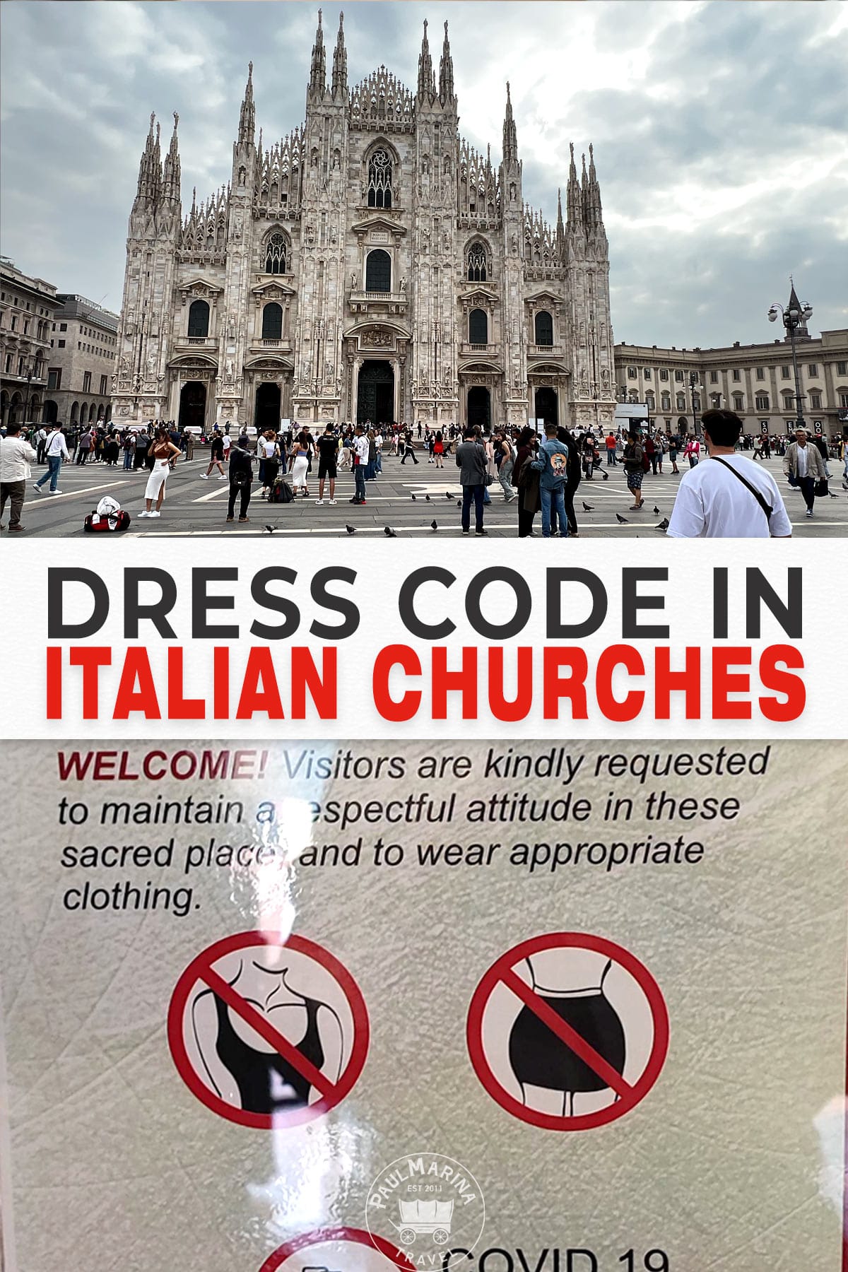 Dress Code in Italian Churches: Dos and Don'ts pin picture