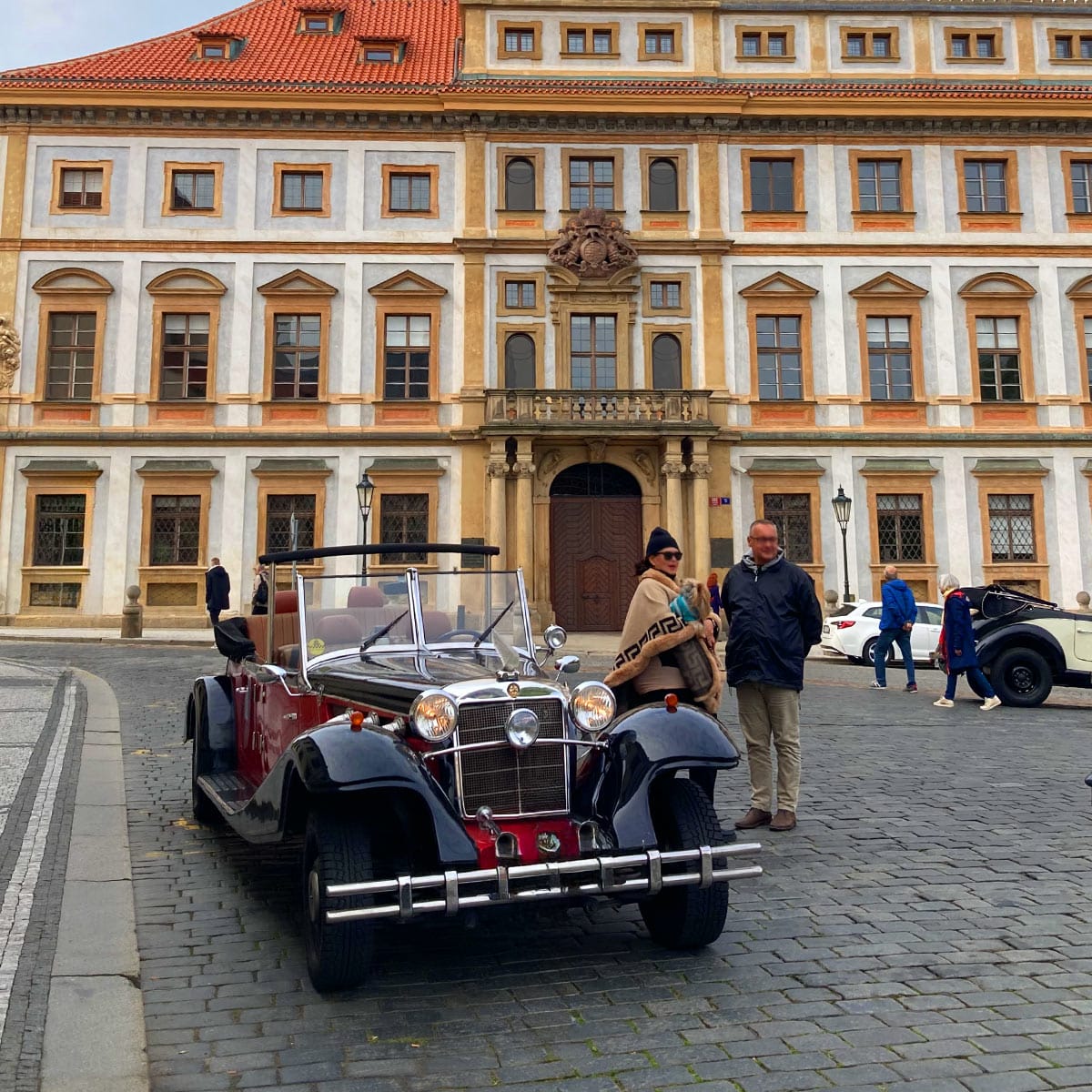 old car in prague