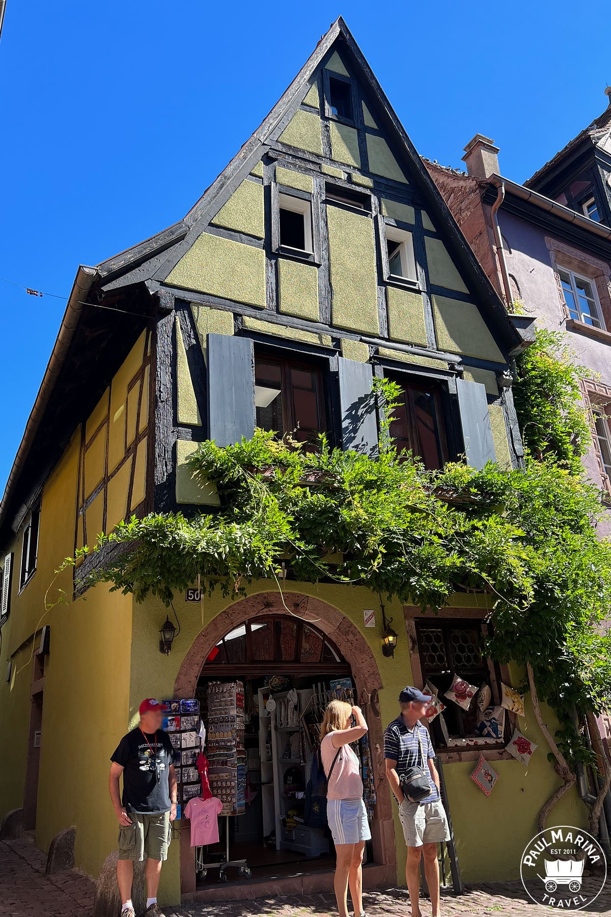 American Tourists in Riquewihr