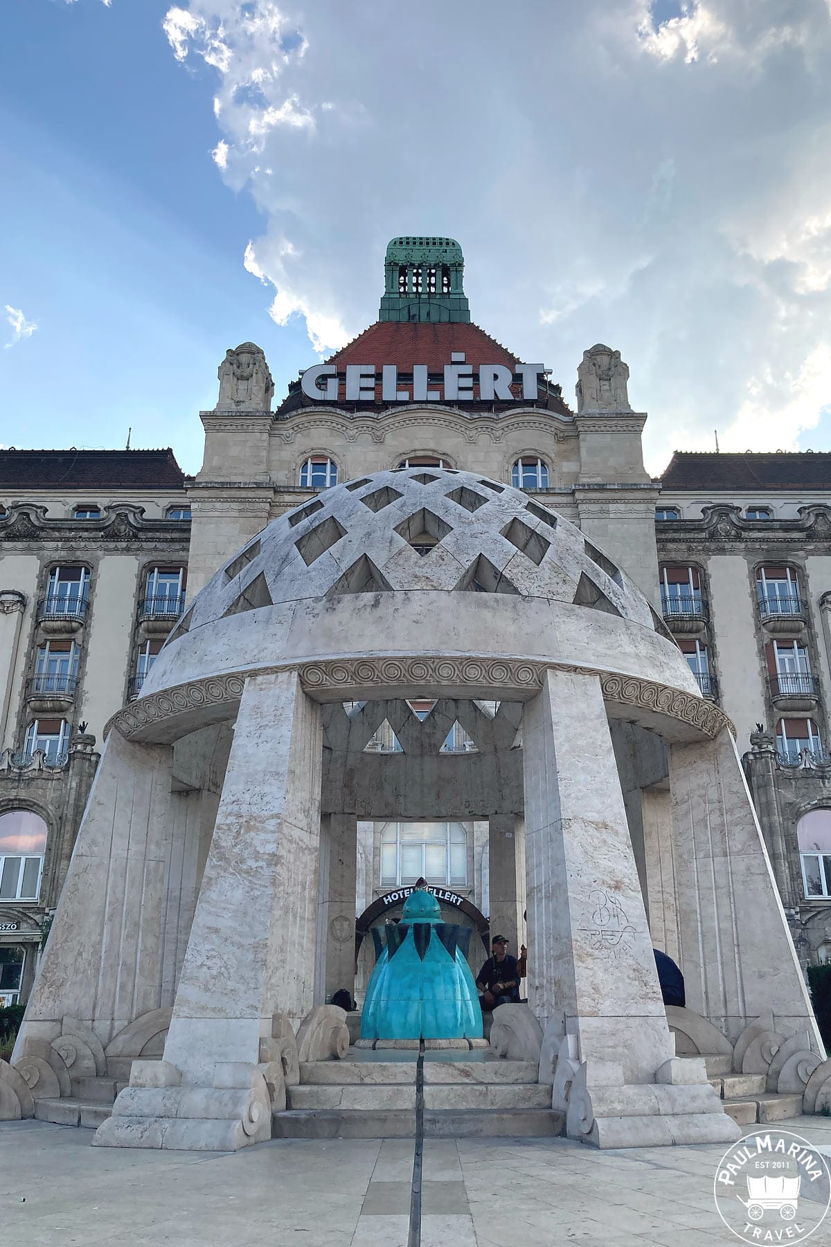 Gellért Hotel front entrance