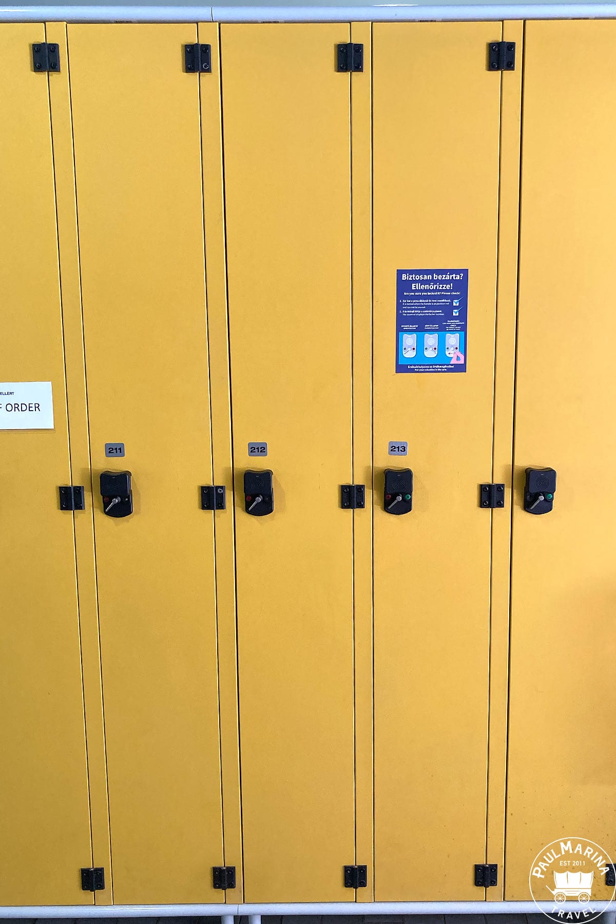 Lockers in Gellért