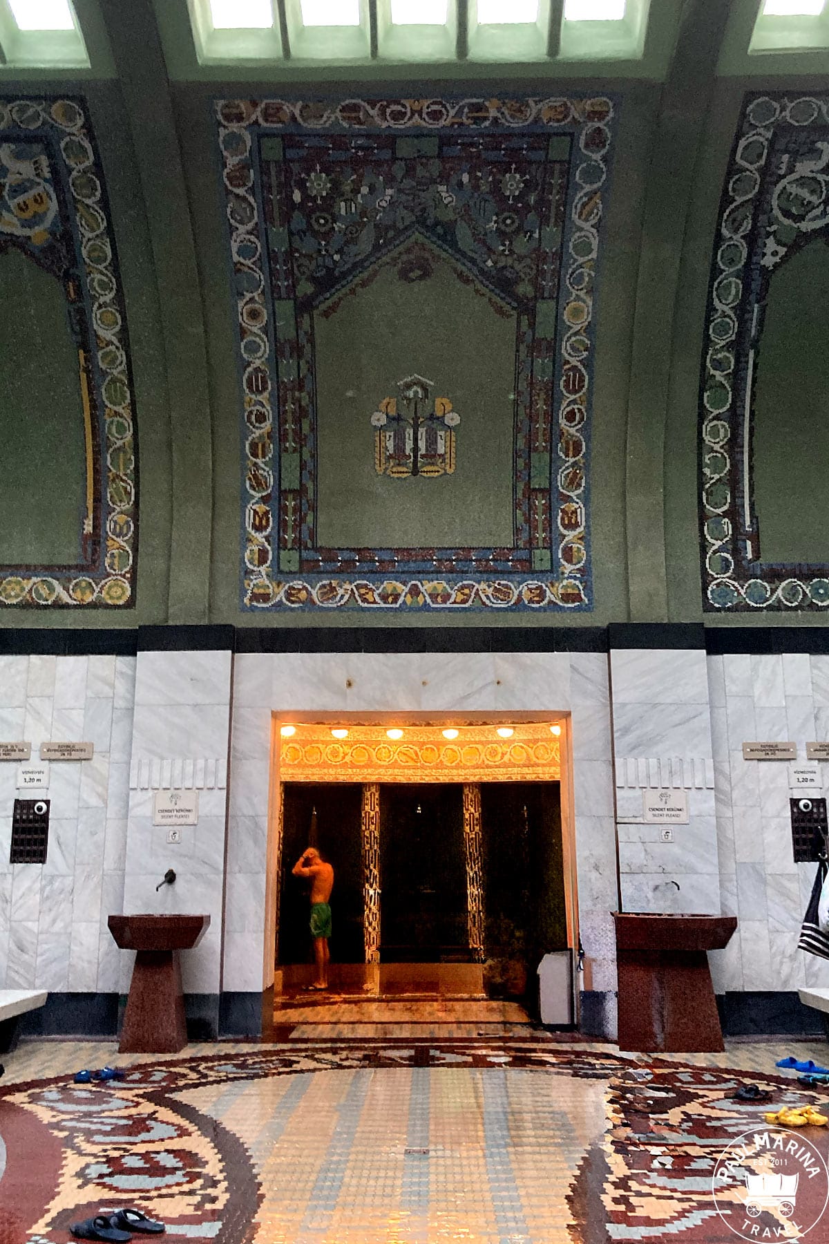 Art nouveau aesthetics Gellért Thermal baths Budapest