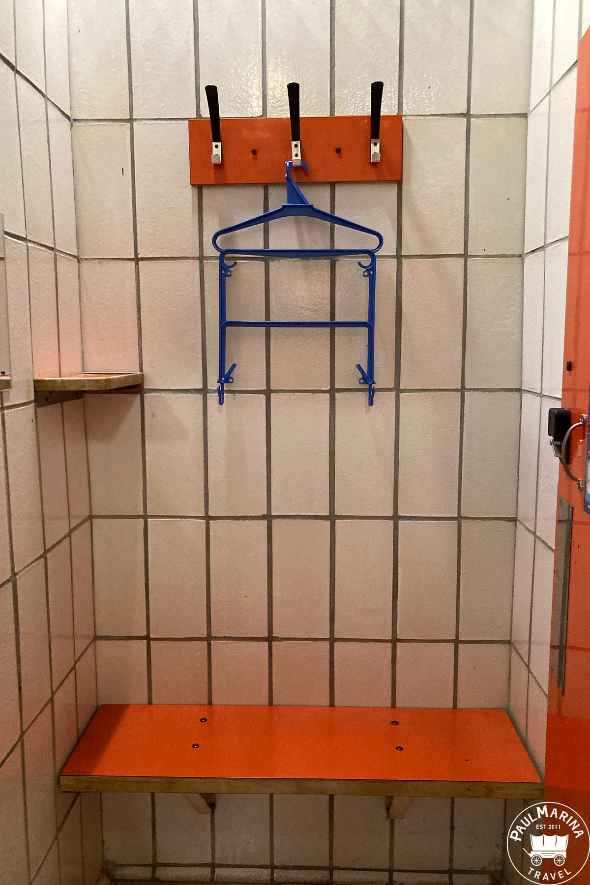 Lockable changing Rooms at Gellért baths