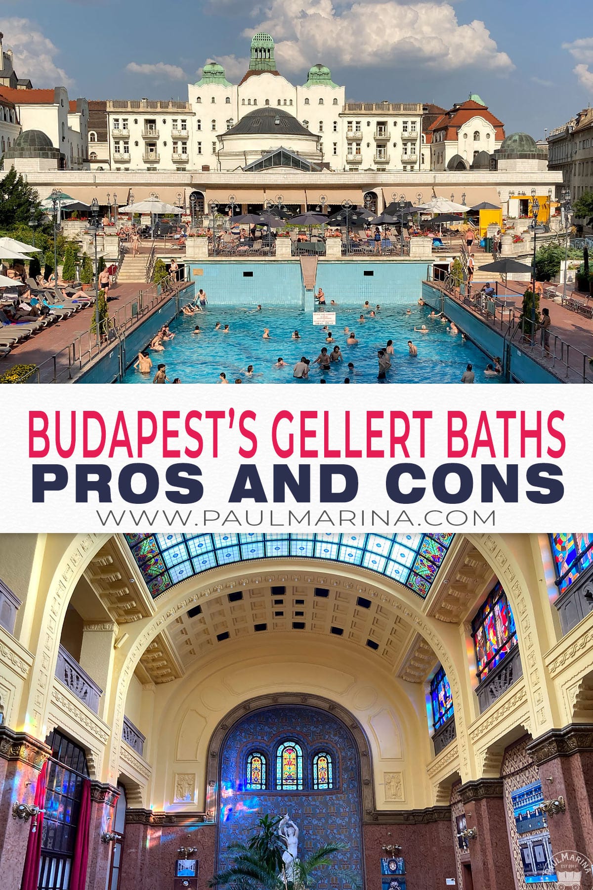 Is Budapest’s Gellért Baths Worth It? Pros, Cons, and What to Expect pin picture