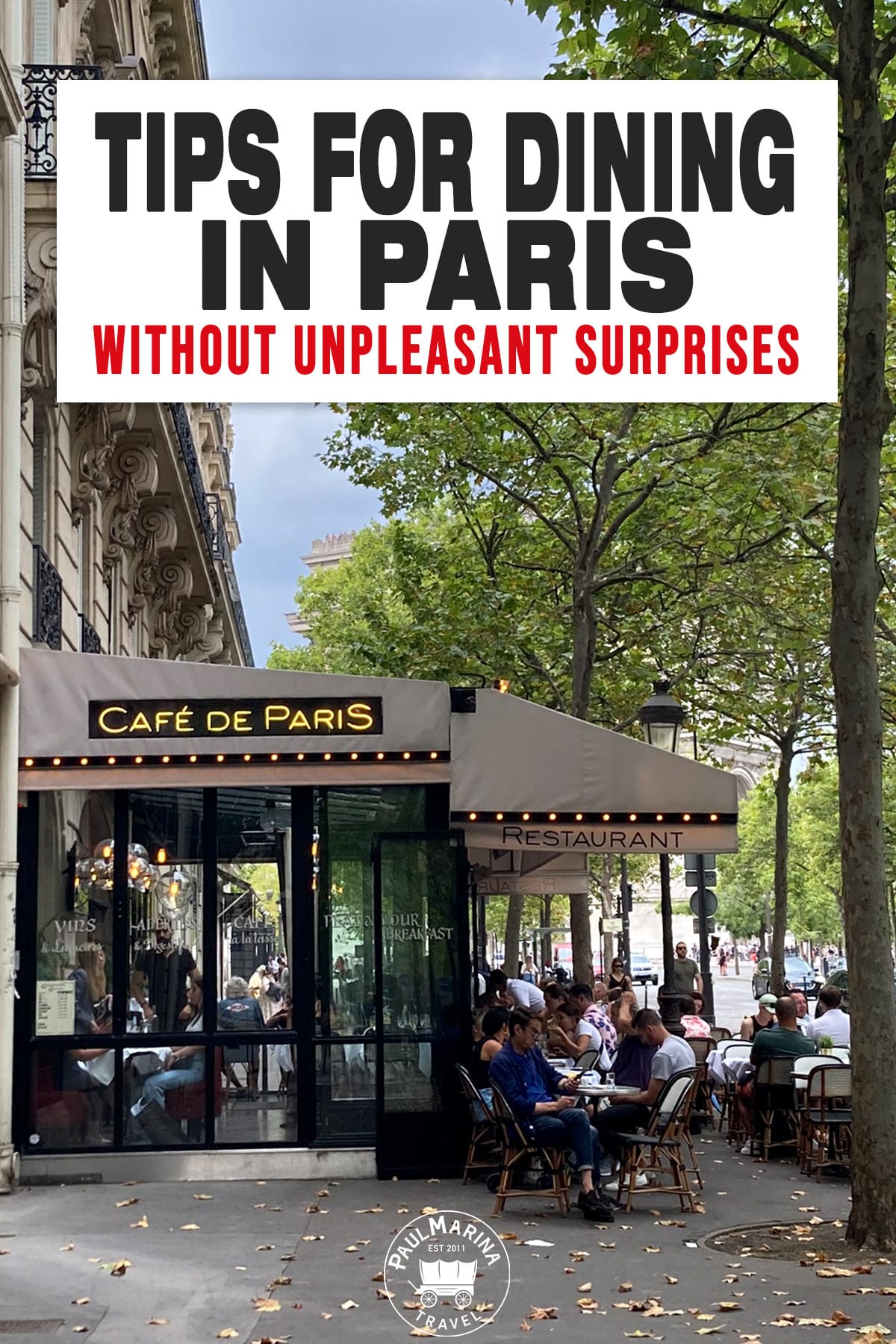 Tips for Tourists Dining in Paris Without Unpleasant Surprises cover