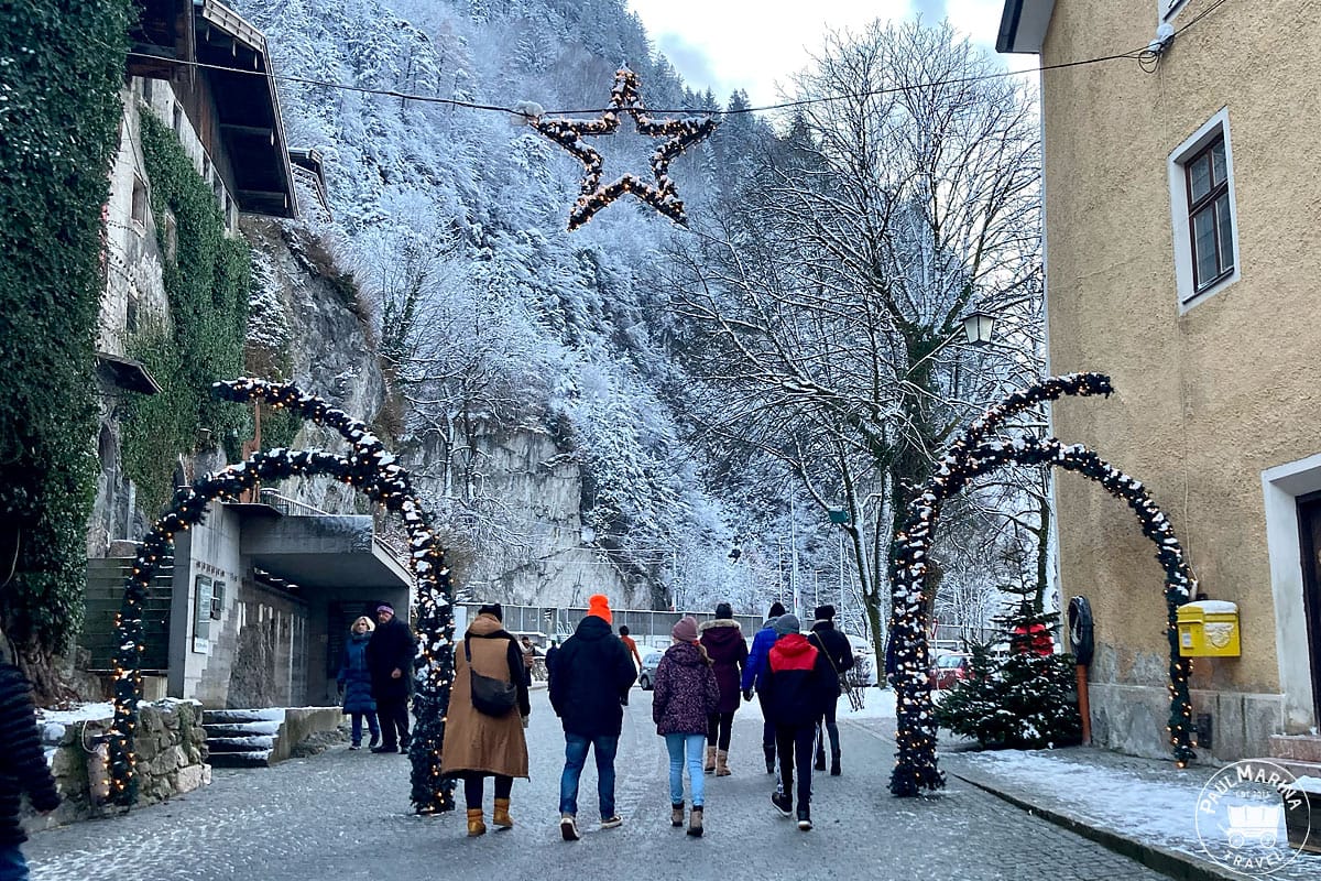 Rattenberg Christmas market in winter