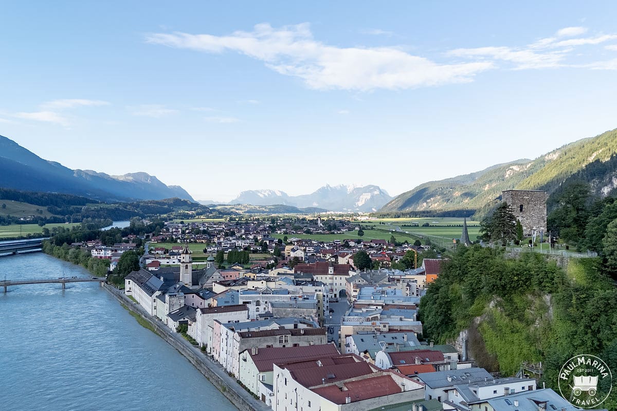aerial view of Rattenberg