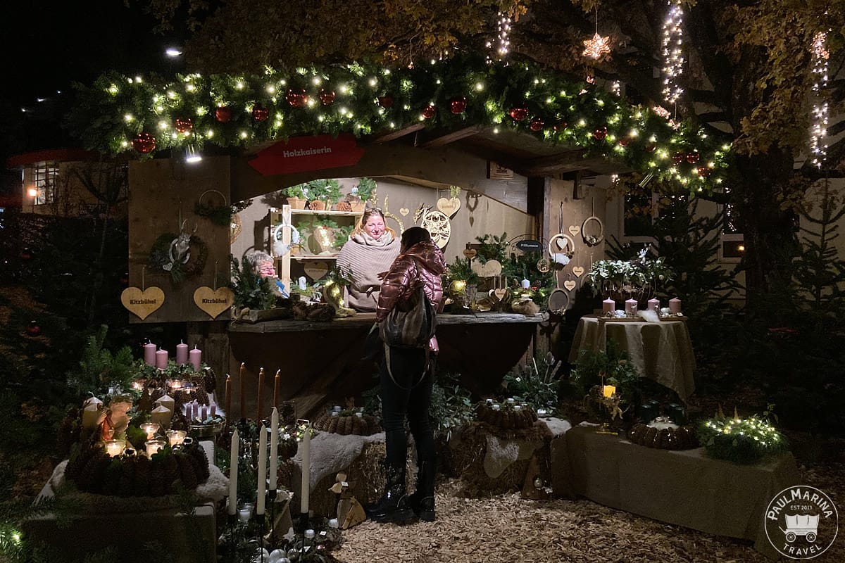 Kitzbühel christmas market stall
