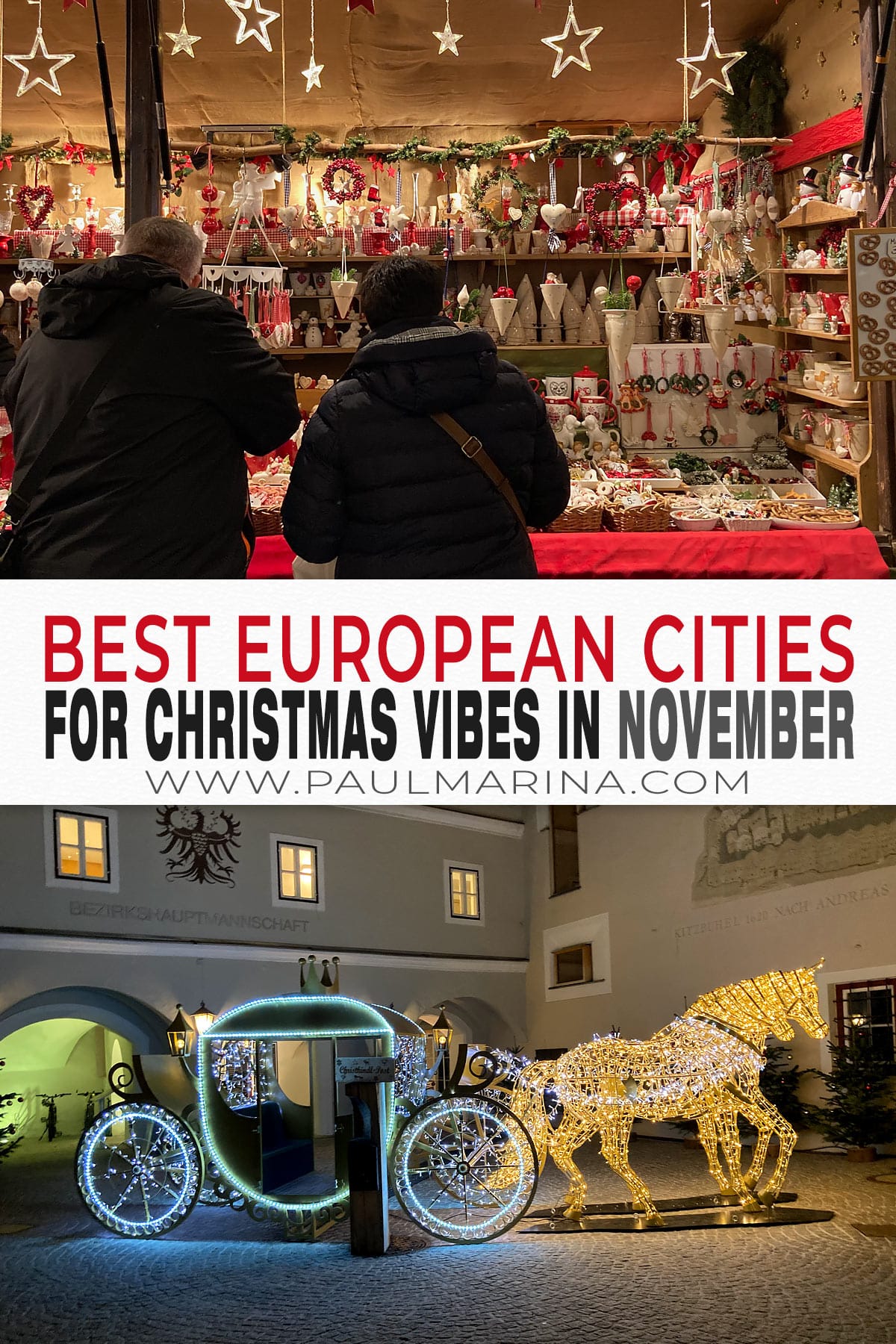 9 European Cities with the Best Christmas Vibe in Late November pin