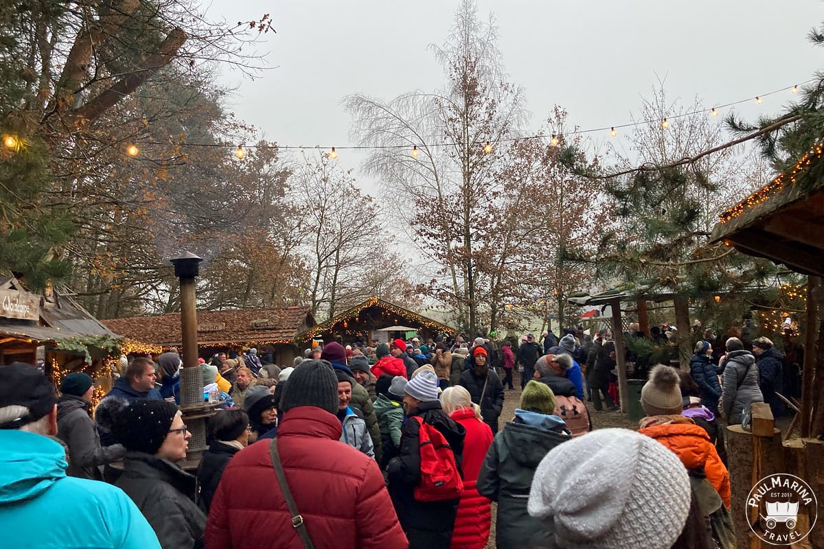 A busier area of the market