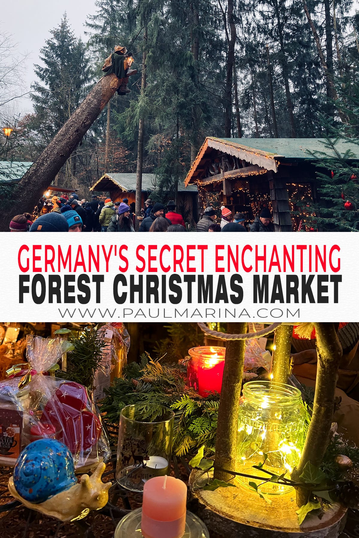 Germany's Secret Enchanting Forest Christmas Market pin