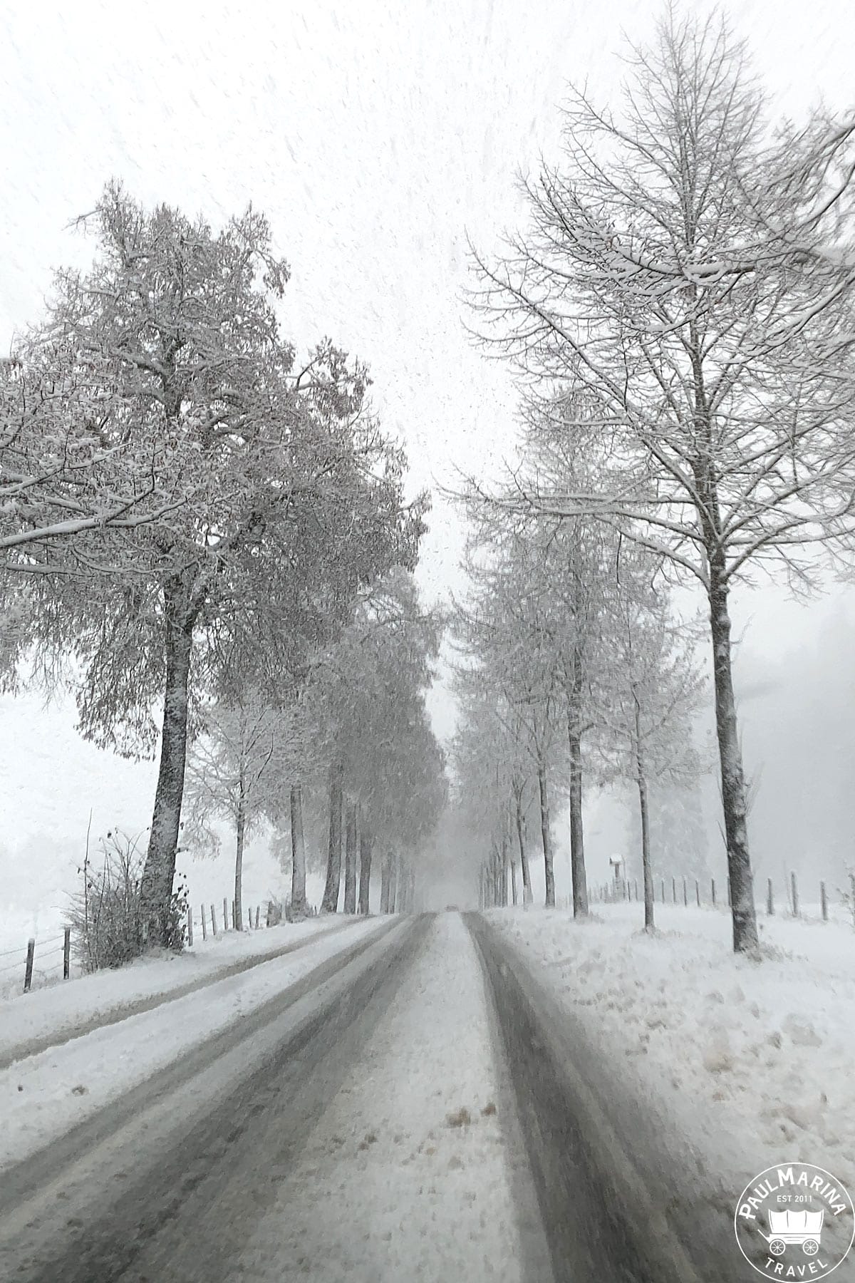fresh snow fall