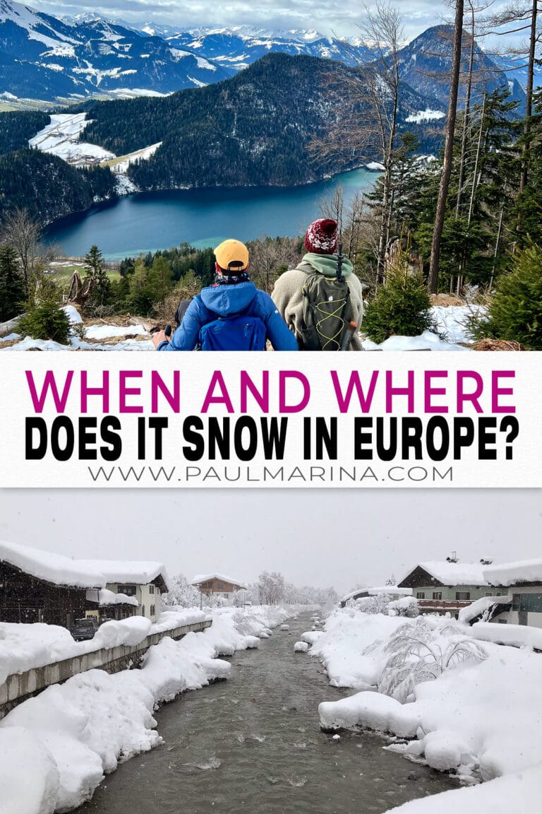 When And Where Does It Snow In Europe?