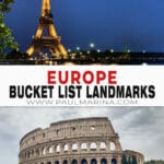 Bucket List Europe: The Most Visited Landmarks pin