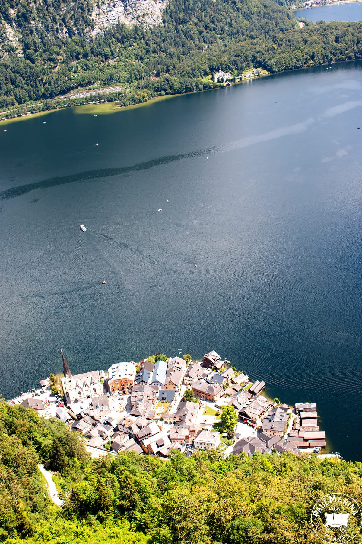 Hallstatt view from the Sky platform