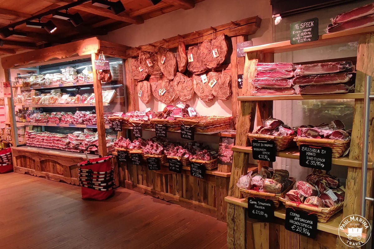 Speck shop in Meran