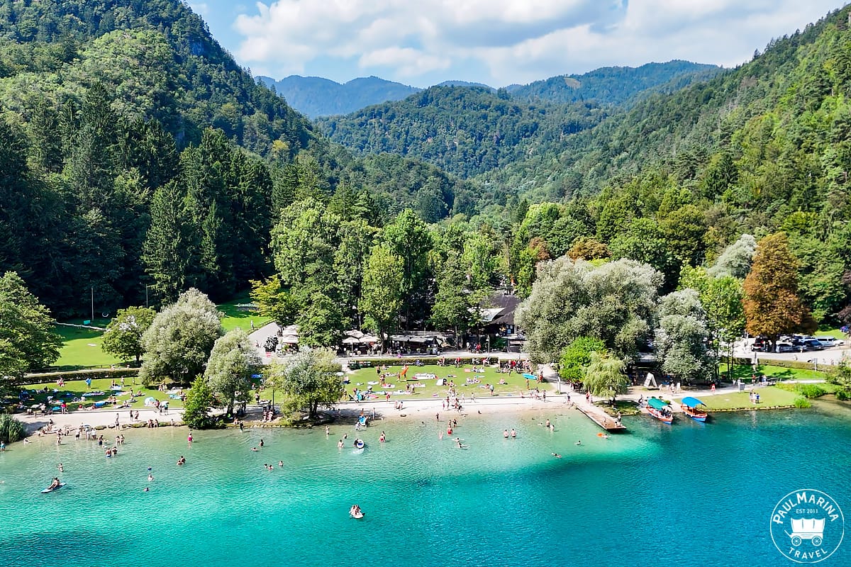 lake bled beach