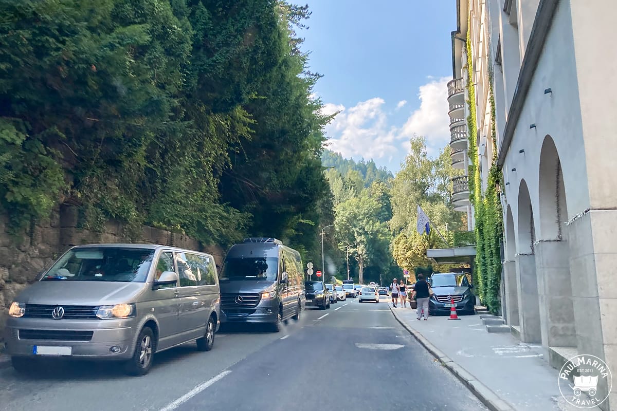 traffic at lake bled