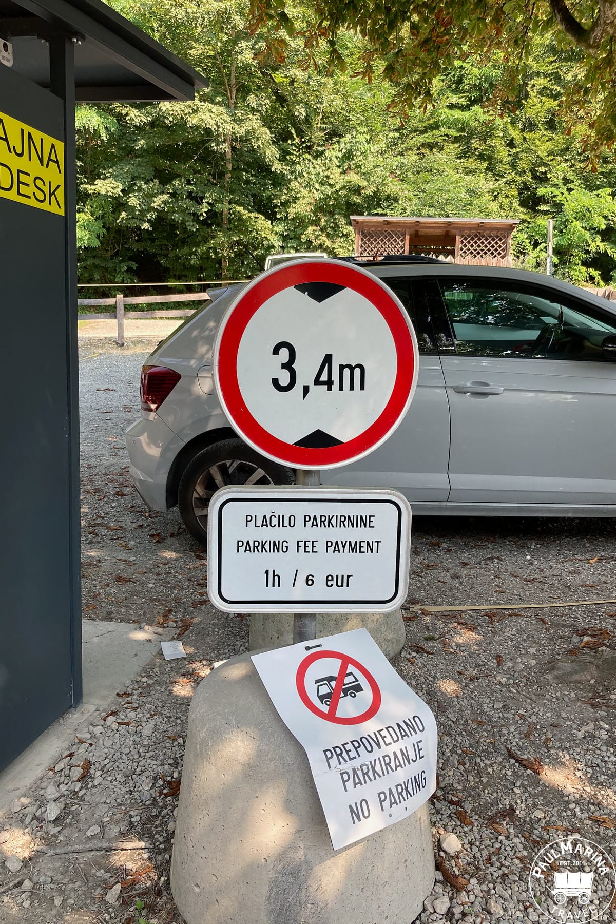 parking at lake bled