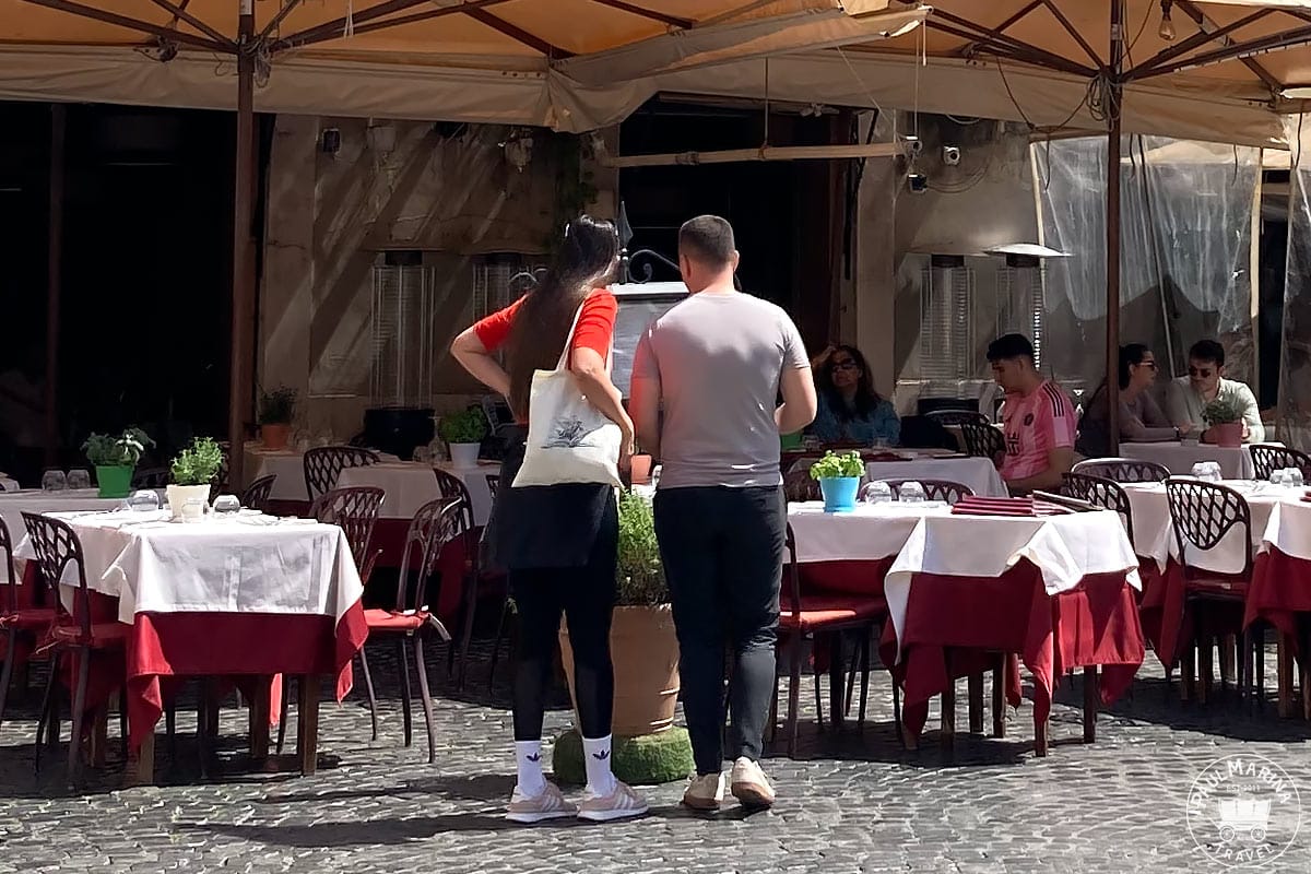 picking Restaurant in Rome