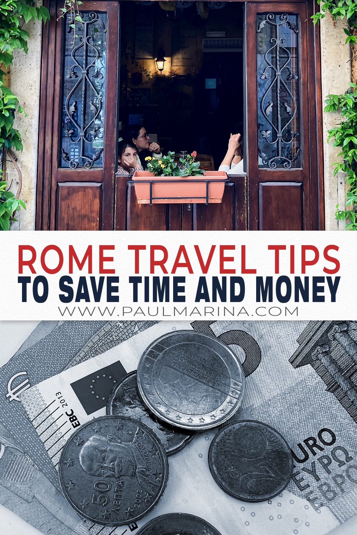 Rome Travel Tips to Save Time and Money (Avoid These Mistakes) pin